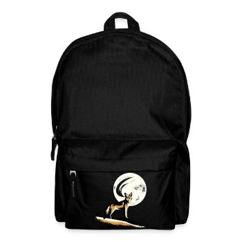 Jackal in the moonlight - Backpack - black - Front