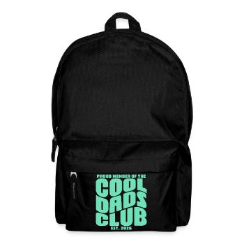 Cadeau de la fête des pères 2026 - Club des papas cool - Sac à dos - noir - Devant