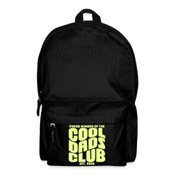 Cadeau de la fête des pères 2026 - Club des papas cool - Sac à dos - noir - Devant