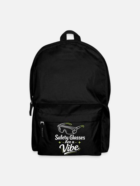 Schutzbrillen-Vibe | Labor Sicherheit - Rucksack - Schwarz