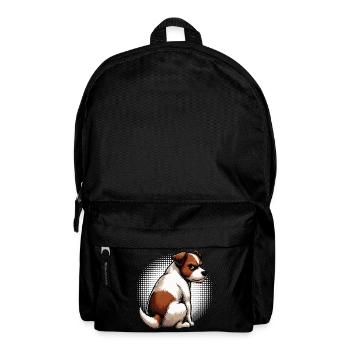Jack Russel terrier Jack russel Besitzer Jacky - Rucksack - Schwarz - Vorne