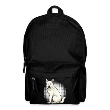 White Shepherd Shepherd Shepherd Dogs - Backpack - black - Front