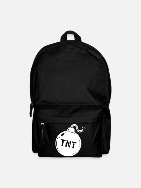 Bombe TNT Symbol - Rucksack - Schwarz