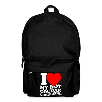 J’aime ma copine cougar sexy - Sac à dos - noir - Devant