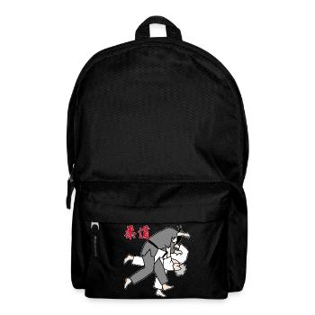 Judo - Uchi mata - Rucksack - Schwarz - Vorne