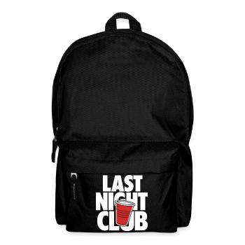 Last Night Club Party Cup Design - Rucksack - Schwarz - Vorne