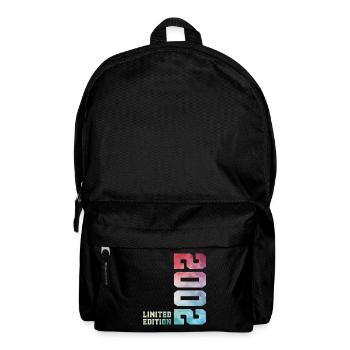 24. Geburtstag Limited Edition 2002 Jahrgang 2002 - Rucksack - Schwarz - Vorne