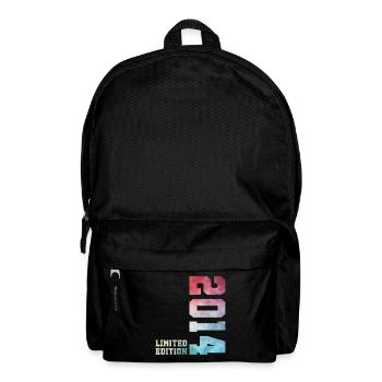 12. Geburtstag Limited Edition 2014 Jahrgang 2014 - Rucksack - Schwarz - Vorne