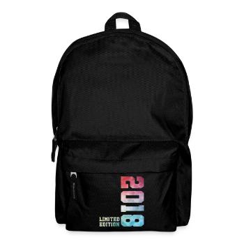 8. Geburtstag Limited Edition 2018 – Jahrgang 2018 - Rucksack - Schwarz - Vorne