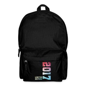 9. Geburtstag Limited Edition 2017 – Jahrgang 2017 - Rucksack - Schwarz - Vorne