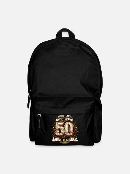 Nicht alt. Nicht retro. 50 Jahre legendär. - Rucksack - Schwarz