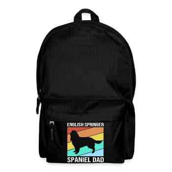 Springer Spaniel - Rucksack - Schwarz - Vorne