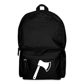 Axt Beil Holzfäller Geschenkidee  - Rucksack - Schwarz - Vorne