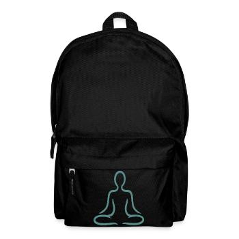 Yoga Und Meditation - Rucksack - Schwarz - Vorne