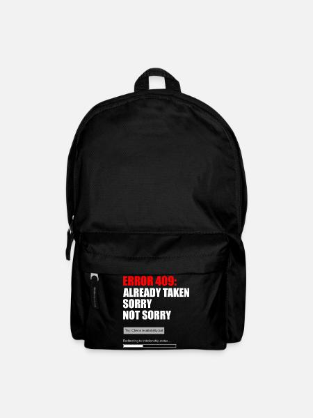 Fehler 409 nicht verfügbar - Rucksack - Schwarz