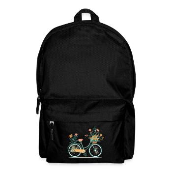 Süße Abenteuer Blumenrad Tour 10 - Rucksack - Schwarz - Vorne