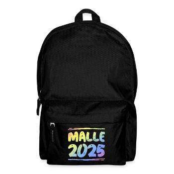 Malle 2025 Bunt - Rucksack - Schwarz - Vorne
