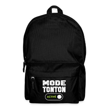 Mode tonton activé - Sac à dos - noir - Devant