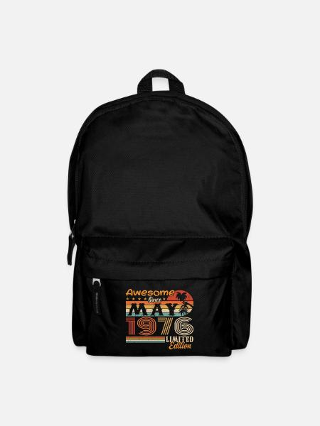 Mai 1976 - Jahrgang 1976 Jubiläum - Mai 1976 - Rucksack - Schwarz