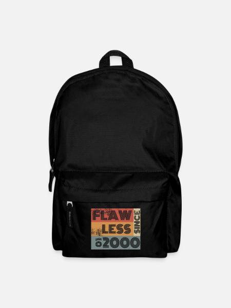 25. Geburtstag Flawless since 01/2000 - Rucksack - Schwarz