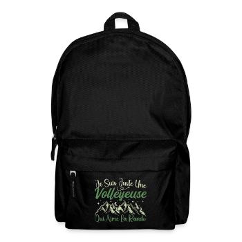 Volleyeuse aventurier passionnée de Randonnée - Sac à dos - noir - Devant