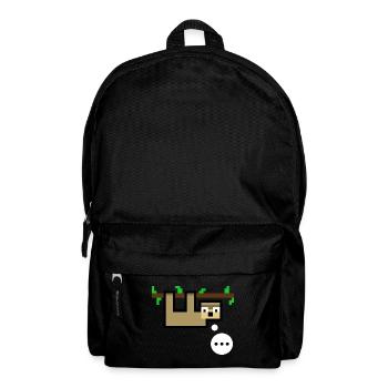 Sloth is Speechless - Backpack - black - Front