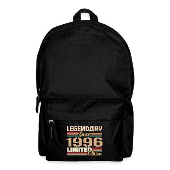 1996 Vintage 1996 Birthday born in 1996 - Backpack - black - Front