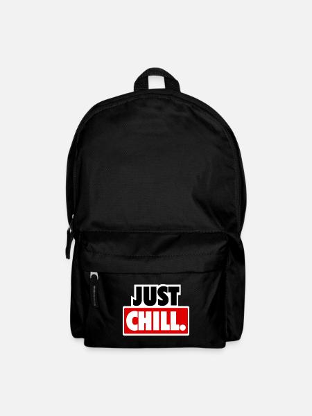 Just Chill | Nichts Tun | Just Do Nothing - Rucksack - Schwarz