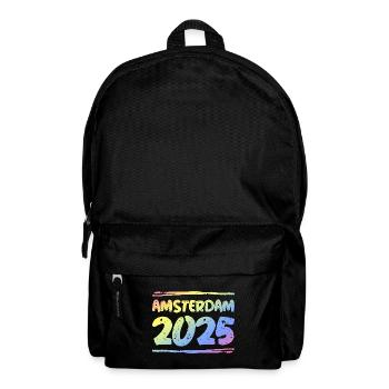 Amsterdam 2025 Colorful - Backpack - black - Front