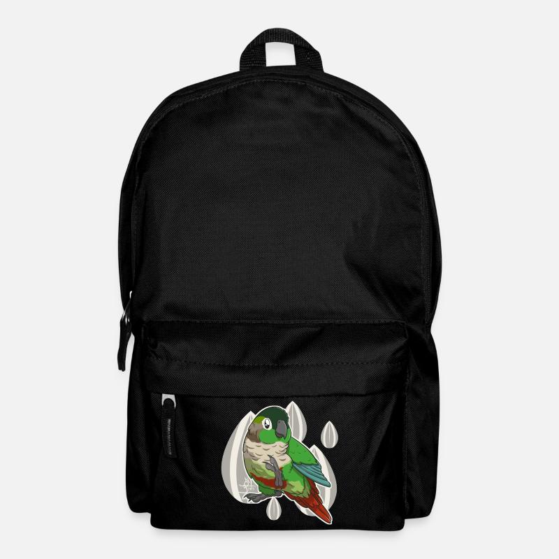Süße grüne Wange conure - Rucksack - Schwarz