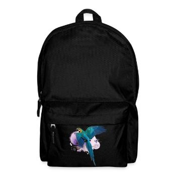 Blue and yellow macaw - Backpack - black - Front