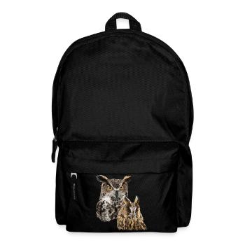 Owls - Backpack - black - Front