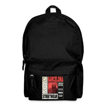 Barcelona Spain City Skyline Holiday Summer - Backpack - black - Front