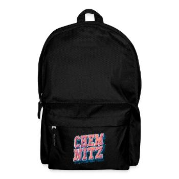Chemnitz Deutschland Stadt Schrift Vintage Retro - Rucksack - Schwarz - Vorne