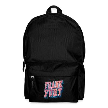 Frankfurt Germany City Font Vintage Retro - Backpack - black - Front