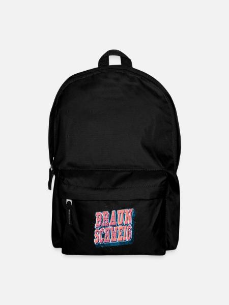 Braunschweig Deutschland Stadt Schrift Vintage - Rucksack - Schwarz