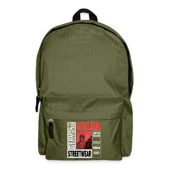 Heidelberg Deutschland Stadt Skyline Heimat Liebe - Rucksack - Olivgrün - Vorne