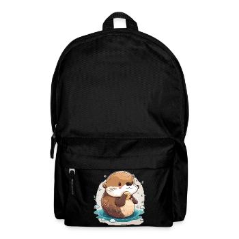 Seeotter - Rucksack - Schwarz - Vorne