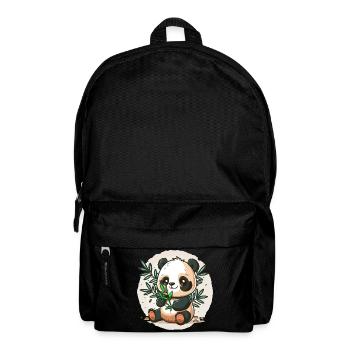 Bamboo-Loving Panda - Backpack - black - Front