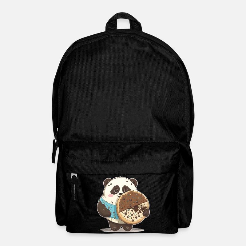 Naschkatzen-Panda - Rucksack - Schwarz