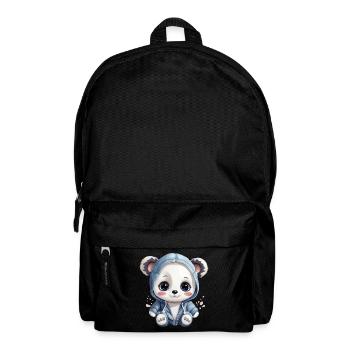 Panda Panda Bear Baby Clothes Cute Cute Love - Backpack - black - Front