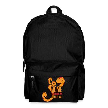 Schlangen Liebhaber | Haustiere Reptil Geschenke - Rucksack - Schwarz - Vorne
