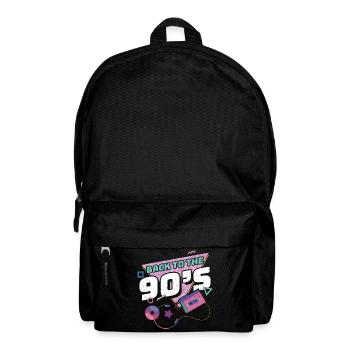 90er Jahre - Rucksack - Schwarz - Vorne