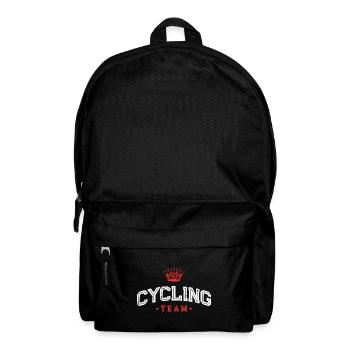Cycling Team - Backpack - black - Front