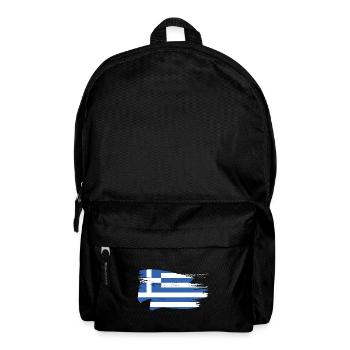 Grèce Drapeau Grec - Sac à dos - noir - Devant