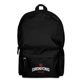 Drinking Team - Rucksack - Schwarz - Vorne