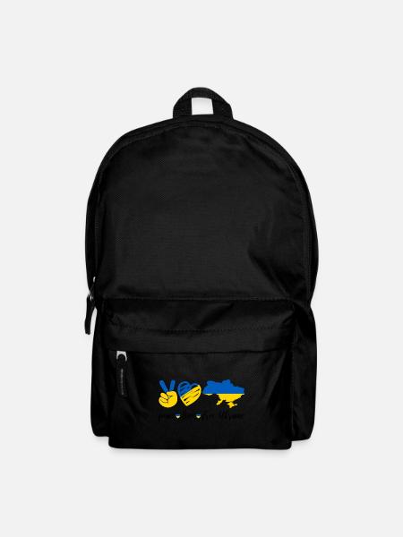 Peace Love Ukraine - Backpack - black