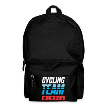 Cycling Team - Backpack - black - Front