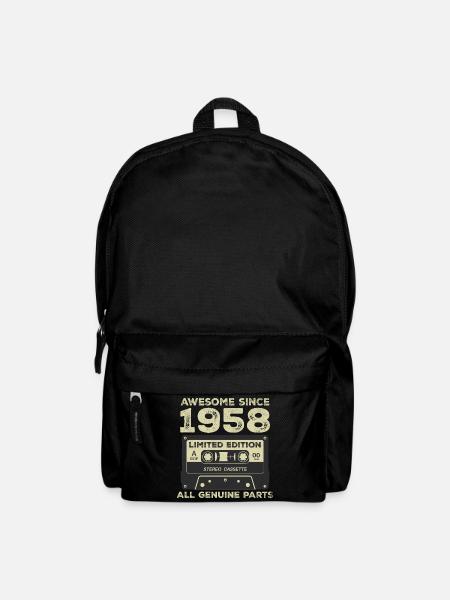 1958 Geburtstag geboren im Jahr 1958 Vintage Retro - Rucksack - Schwarz