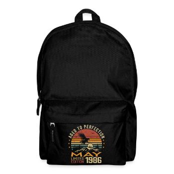 Mai 1986 Geburtstag Mai 1986 Geschenk 1986 Mai - Rucksack - Schwarz - Vorne